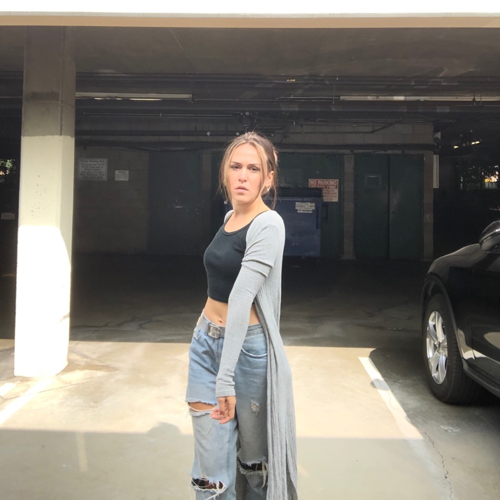 Gray Cardigan